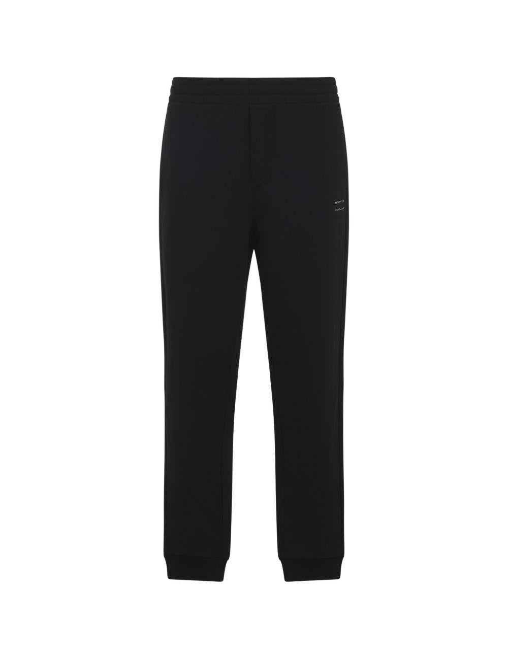 Pantaloni sportivi con logo in nero Moncler - uomo 
