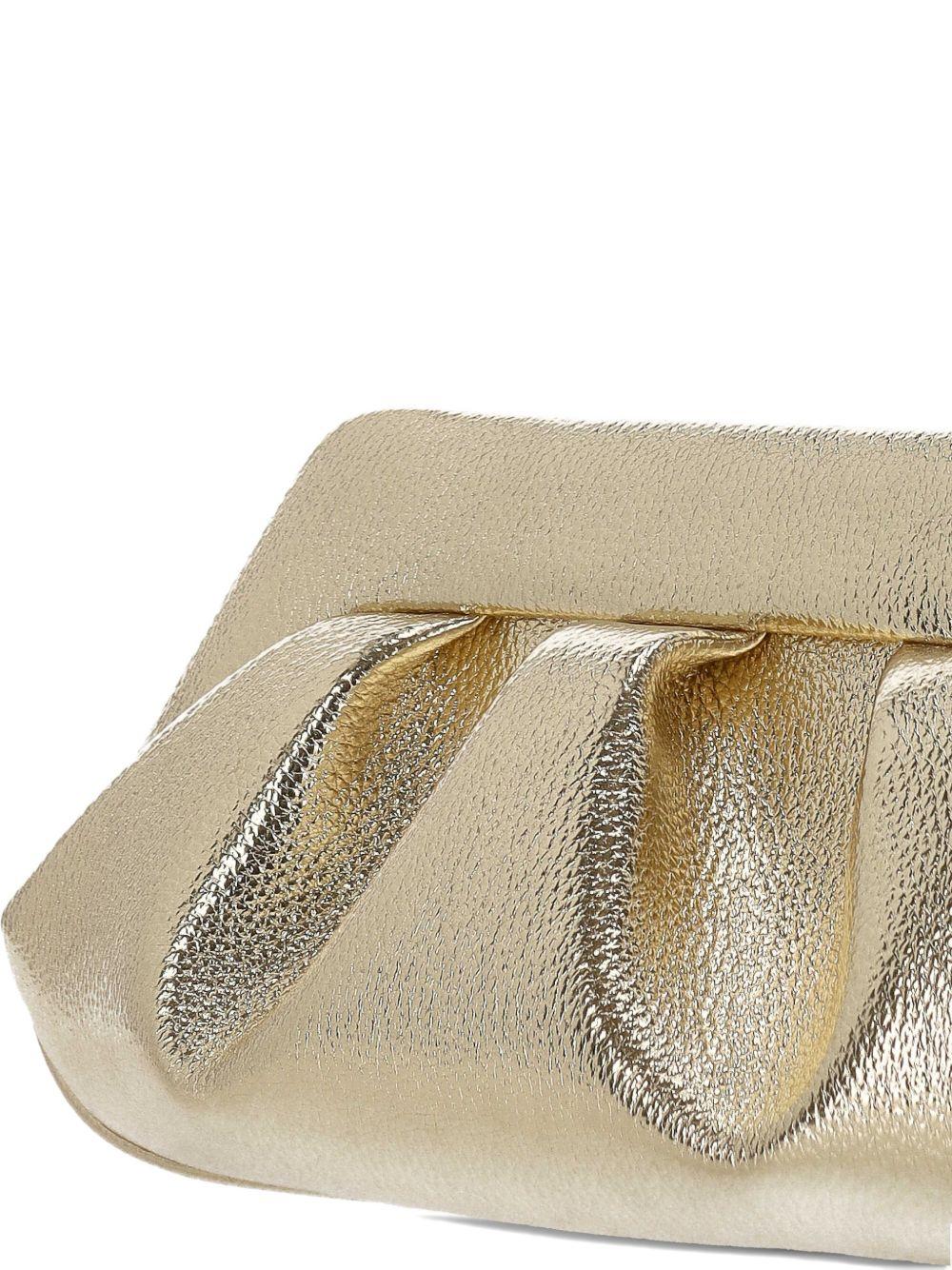 Clutch bios baguette in oro Themoirè - donna 