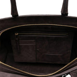 Borsa a spalla in pelle scamosciata marrone Benedetta Bruzziches - donna 
