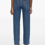 Jeans a gamba dritta robcage in blu 