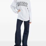T-shirt con logo in grigio Rotate - donna 
