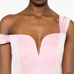 Abito satinato monospalla in rosa Alex perry - donna 
