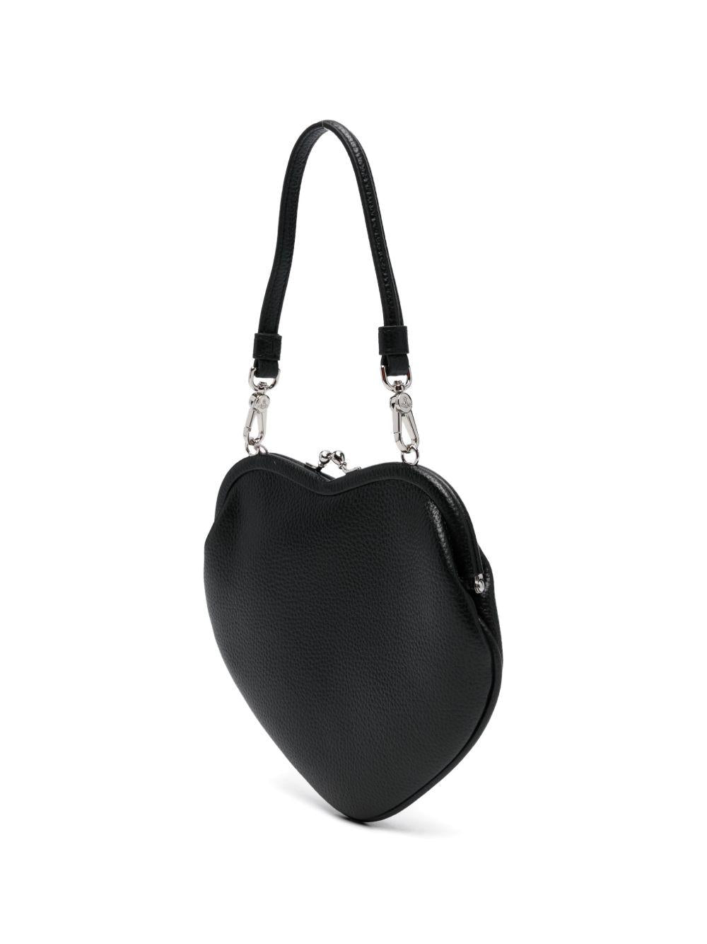 Borsa a cuore Belle in nero 