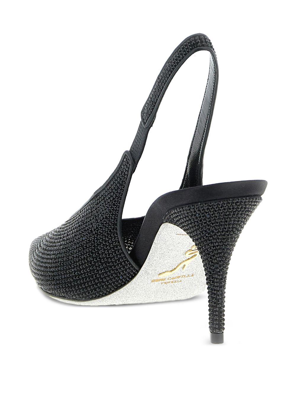 Decollete Jinny con cinturino in nero Rene caovilla - donna 