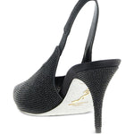 Decollete Jinny con cinturino in nero Rene caovilla - donna 