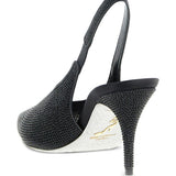 Decollete Jinny con cinturino in nero Rene caovilla - donna 