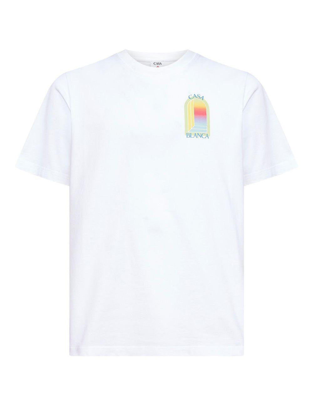 T-shirt con stampa L'arche in bianco Casablanca - uomo 