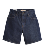 Shorts in denim baggy blu 