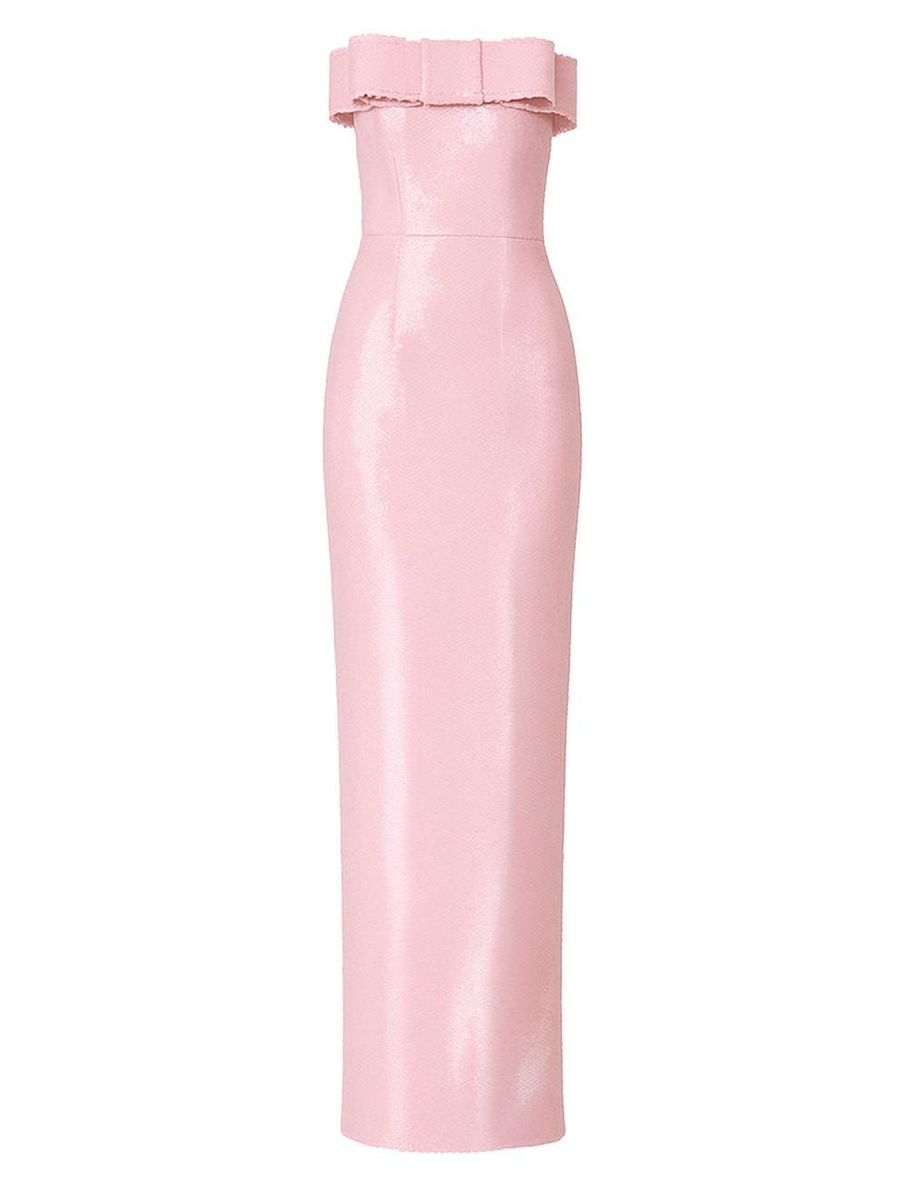 ABITO LUNGO SISU CON PAILLETTES IN ROSA THE NEW ARRIVALS ILKYAZ OZEL - DONNA 