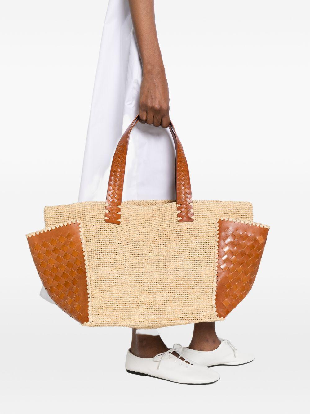 Borsa tote chloe in beige DRAGON DIFFUSION x Sovani - donna 