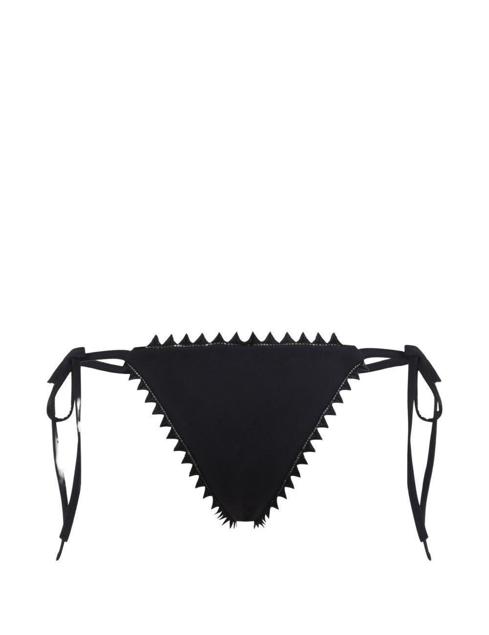 Slip Bikini Le Bas De Maillot Picot in nero Jacquemus - donna 