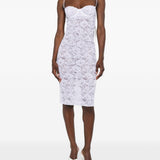 Abito in pizzo con ferretto in bianco Oséree - donna 