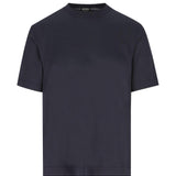 T-shirt a maniche corte in blu Zegna - uomo 