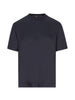 T-shirt a maniche corte in blu Zegna - uomo