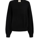 Maglione girocollo in nero Khaite - donna 