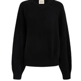 Maglione girocollo in nero Khaite - donna 
