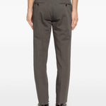 Pantaloni chino con passanti per cintura in grigio Zegna - uomo 