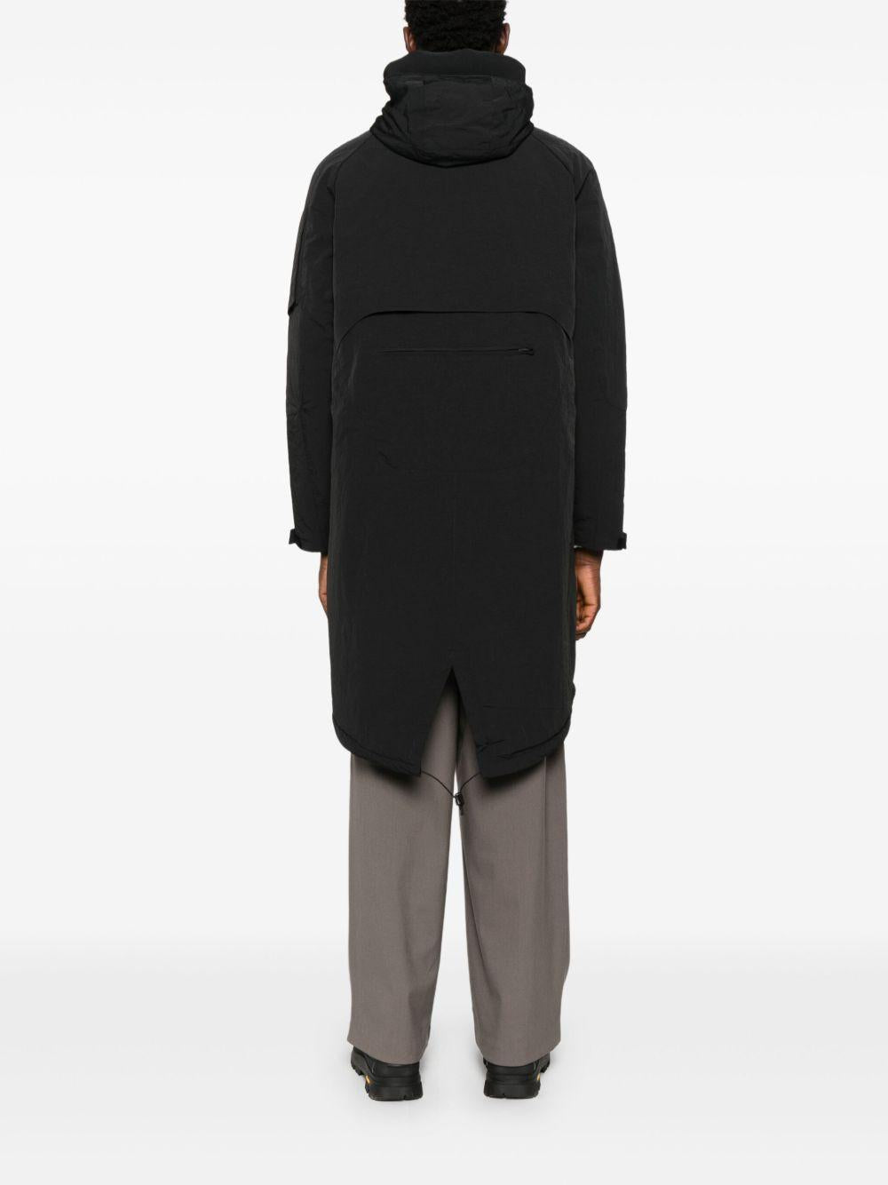 Giacca con cappuccio e zip in nero Jg1 - uomo 