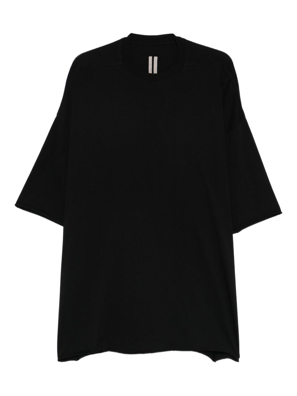 T-shirt a manica corta in nero Rick owens - uomo 