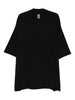 Men's Rick Owens Black Short Sleeve T-shirt