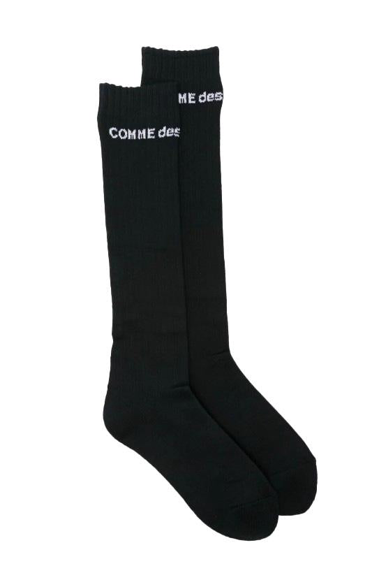 Calzini alti con logo in nero  Comme des garcons homme plus - uomo<BR/> 