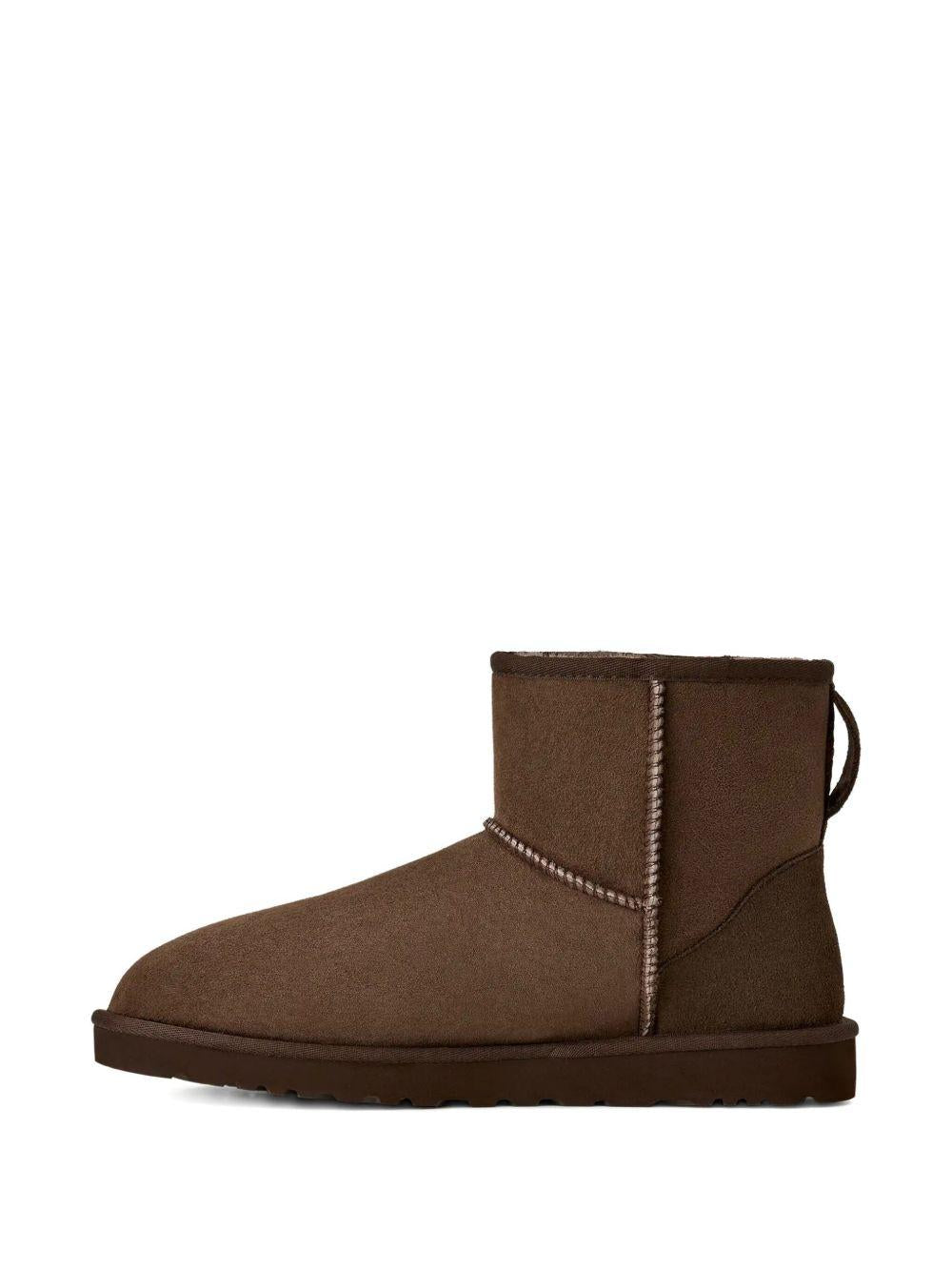 Stivali in pelle scamosciata in marrone Ugg - uomo 
