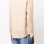 Camicia a maniche lunghe in beige Frescobol carioca - uomo 
