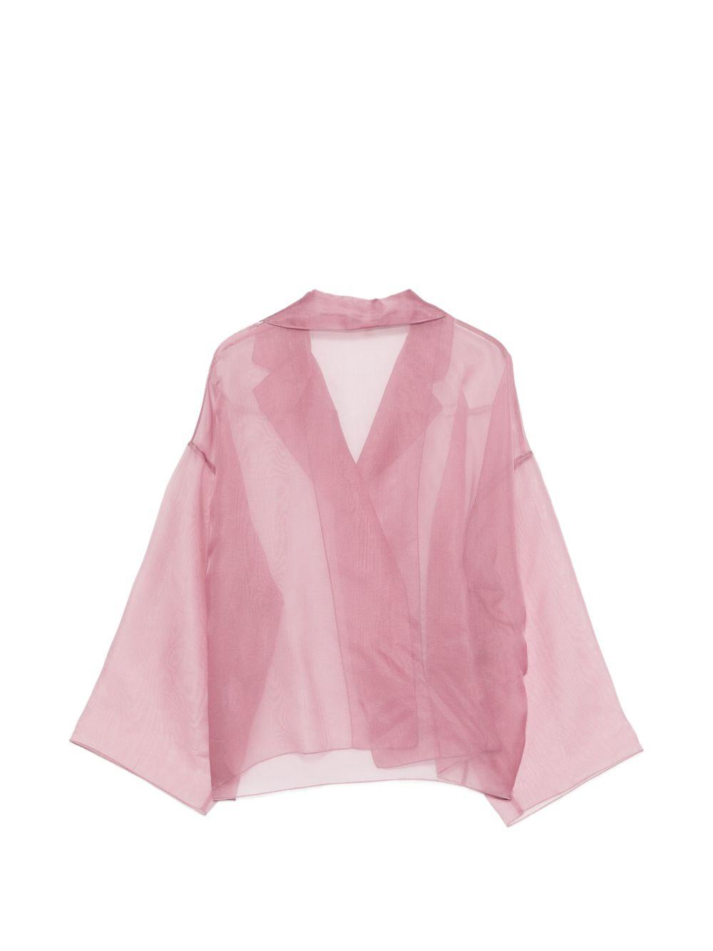 Giacca semi-trasparente emma in rosa Antonelli - donna 
