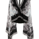 Blusa con stampa in bianco e nero Elie Saab - donna 