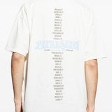 T-shirt con stampa grafica golden tour in bianco Represent - uomo 