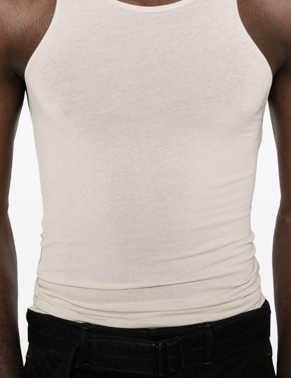 Canotta a coste muscle in avorio Entire studios - unisex 