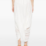 Gonna drapeggiata cocoon in bianco Toteme - donna 