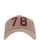 Cappello da baseball con applicazione in beige Golden goose - unisex 