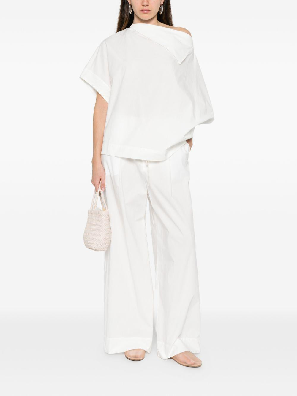 Top Issa a maniche corte in bianco Soeur - donna 