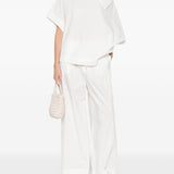 Top Issa a maniche corte in bianco Soeur - donna 