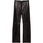 Pnataloni in pelle mita in nero Khaite - donna 