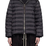 Giacca con cappuccio ziplock in nero Rick Owens x Moncler - unisex<BR/> 