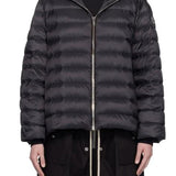Giacca con cappuccio ziplock in nero Rick Owens x Moncler - unisex<BR/> 