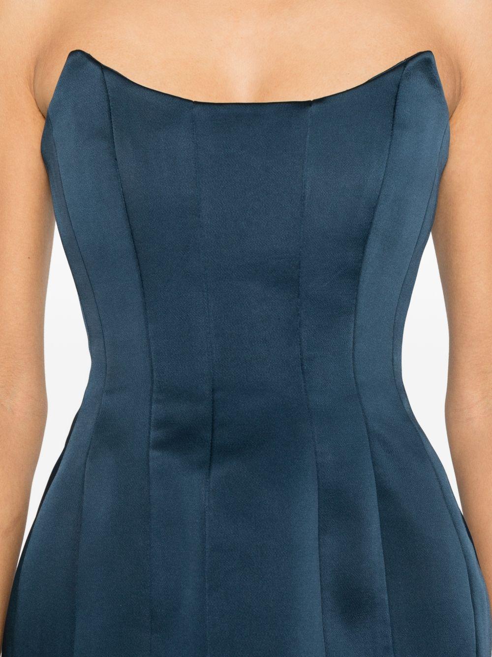 Top a corsetto elivera in blu Rebecca vallance - donna 