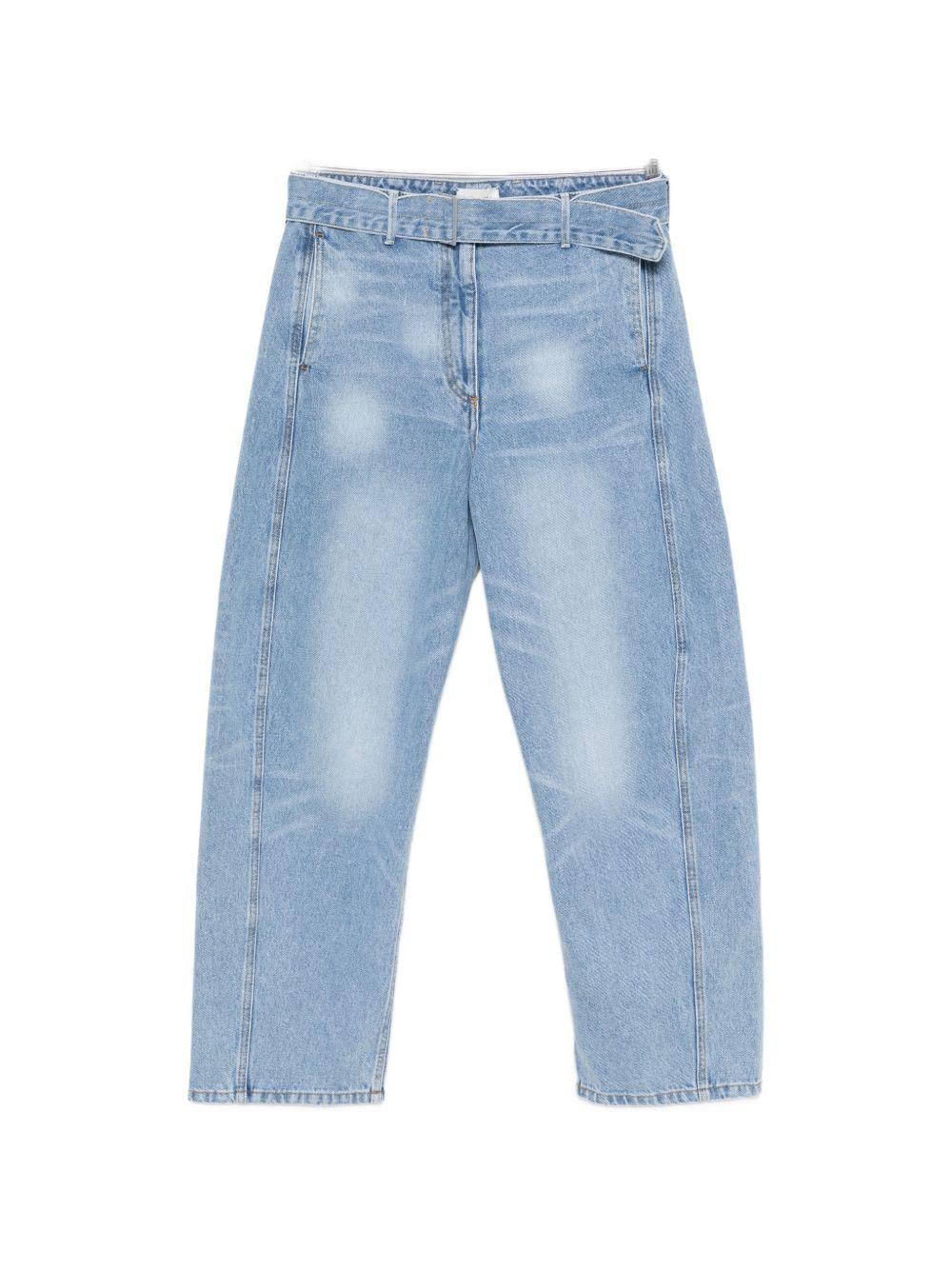 Jeans con cintura in blu Magda butrym - donna 