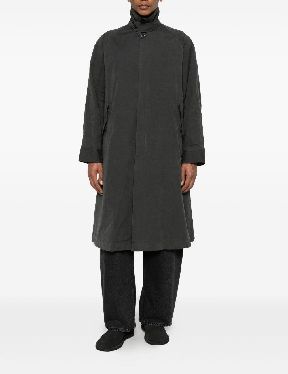 Trench lungo Runner in grigio YMC - uuomo 