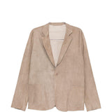 Giacca in pelle beige Salvatore santoro - uomo 