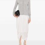 Gonna drapeggiata cocoon in bianco Toteme - donna 