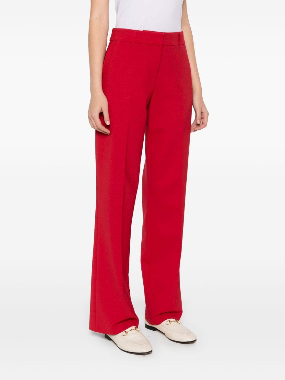 Pantaloni slim sartoriali in rosso Casablanca - donna 