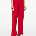 Pantaloni slim sartoriali in rosso Casablanca - donna 