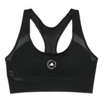 Top sportivo con logo in nero Adidas by stella mc cartney  - donna 