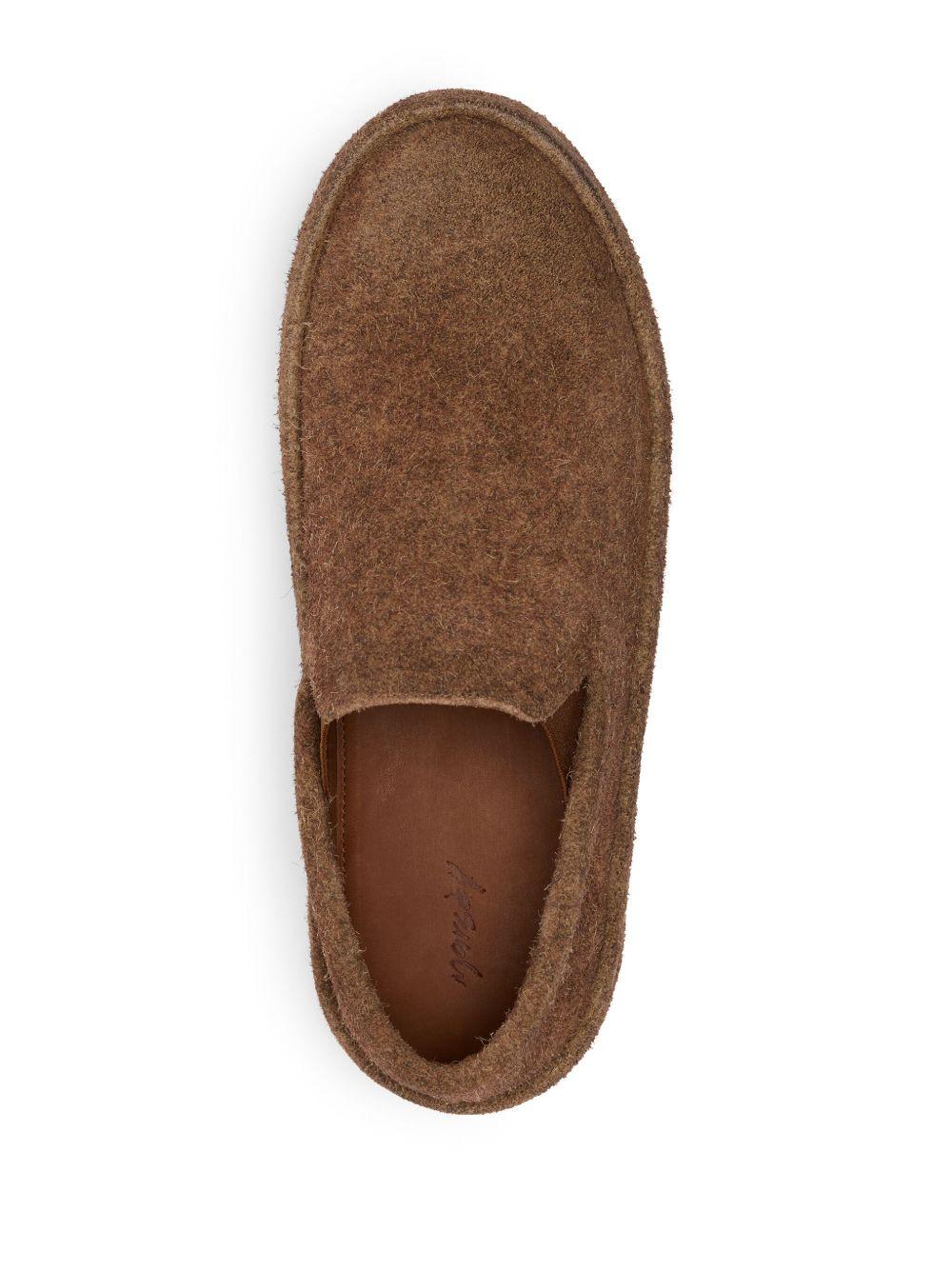 Mocassini con punta tonda in marrone Marsell - uomo 