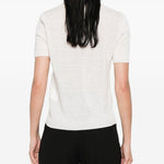 Top girocollo Wkdpancone in bianco Maxmara weekend - donna 