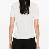 Top girocollo Wkdpancone in bianco Maxmara weekend - donna 
