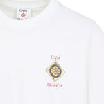 T-shirt con stampa in bianco Casablanca - uomo 